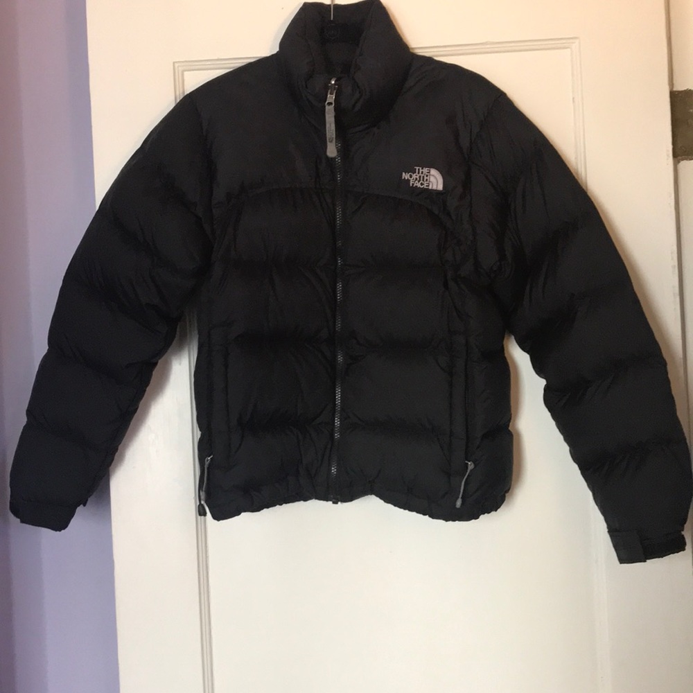 North Face Nuptse Puffer Jacket - Black - XS